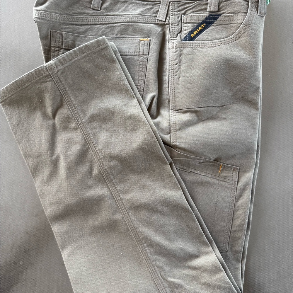 Ariat Tan Relaxed Straight Pants